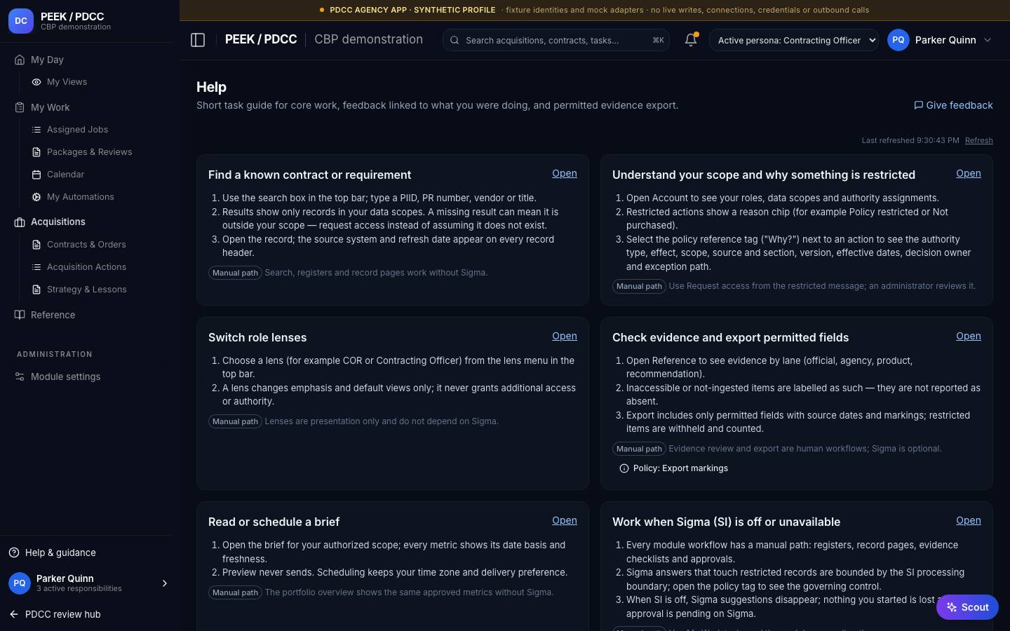 FAQ and troubleshooting — /pdcc/help