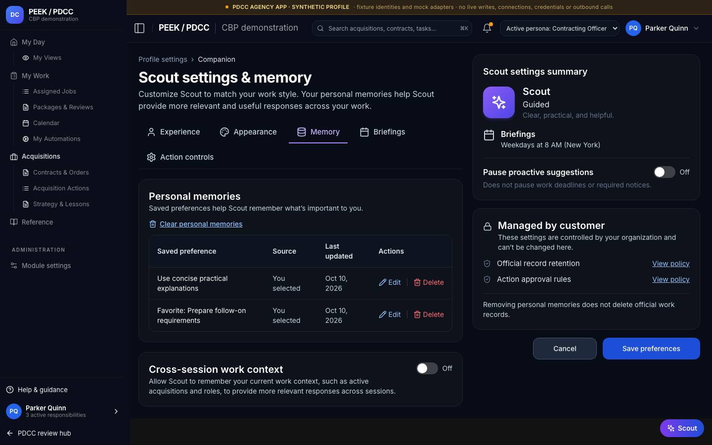 Preferences and notifications settings — /pdcc/account/companion-settings