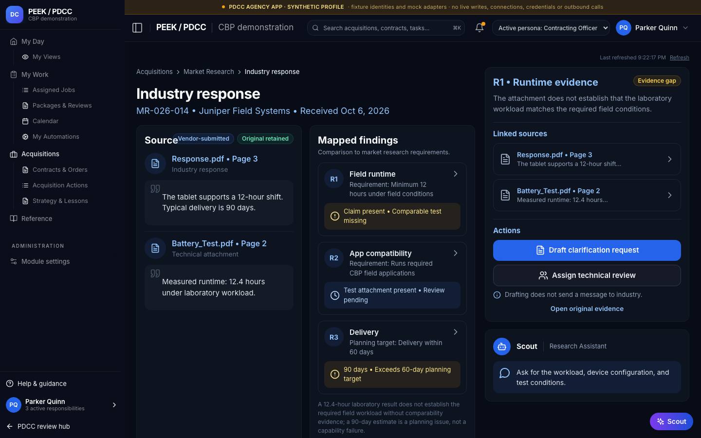 Industry questions and feedback — /pdcc/acquisitions/market-research?screen=MR11