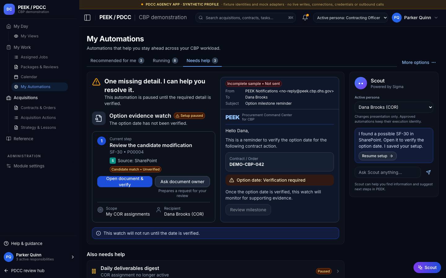 My Automations — /pdcc/my-work/automations?view=g08-s18