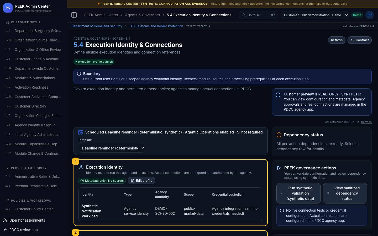 Governors and execution identity — /peek/customers/tenant-a/5-4